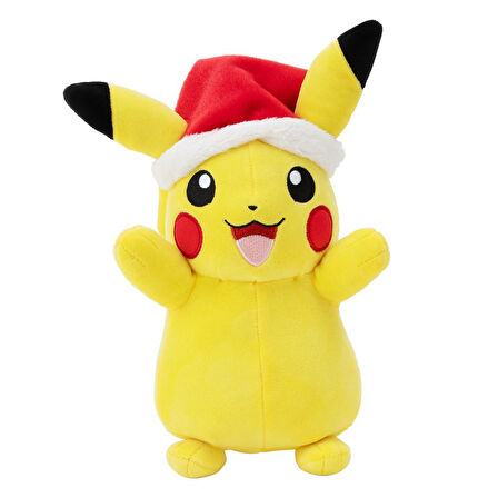 Pokemon Pelüş Figür Yılbaşı Serisi - Pikachu 20cm PKW3376