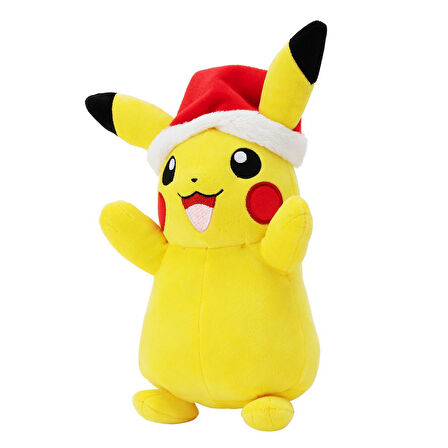 Pokemon Pelüş Figür Yılbaşı Serisi - Pikachu 20cm PKW3376