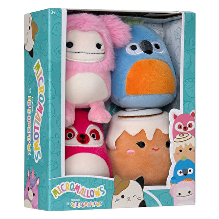 Squishmallows Micromallows 4'lü Figür Paketi MM0006