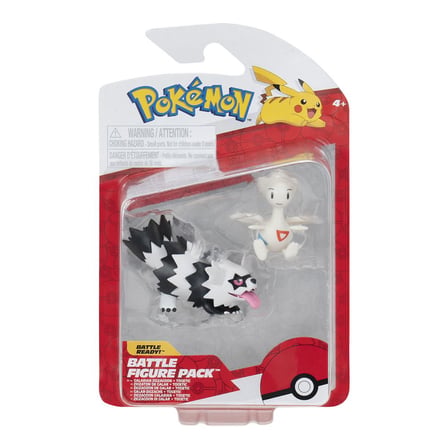 Pokemon Battle Figürler - Galarian Zigzagoon ve Togetic PKW4050