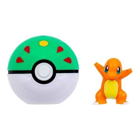 Pokemon Clip 'N' Go Poke Ball ve Charmander Figür PKW4162