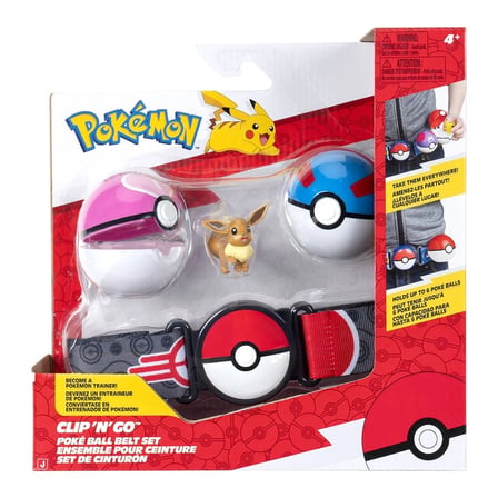 Pokemon Clip 'N' Go Poke Ball Kemer ve Figür Seti PKW4167