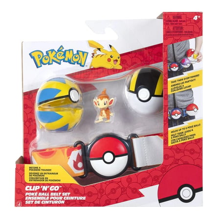 Pokemon Clip 'N' Go Poke Ball Kemer ve Figür Seti PKW4168