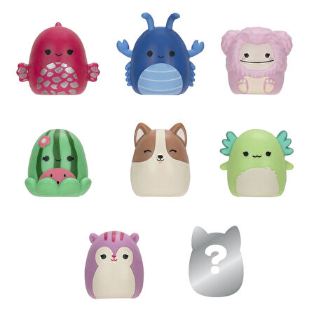 Squishmallows Squish-a-longs 8 Figür + Yüzük Set Seri 2 AL0065