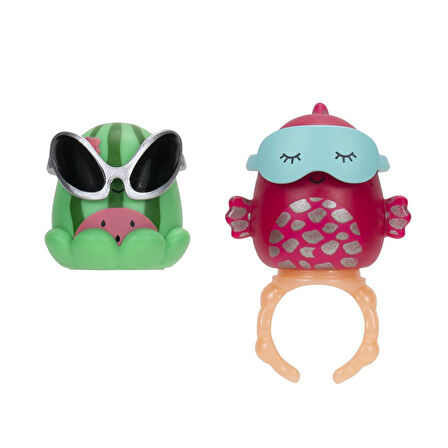 Squishmallows Squish-a-longs 8 Figür + Yüzük Set Seri 2 AL0065
