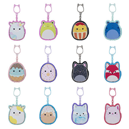 Squishmallows Squish-a-longs 3 Figür + Yüzük Çantalı Sürpriz Paket Seri 2 AL0075
