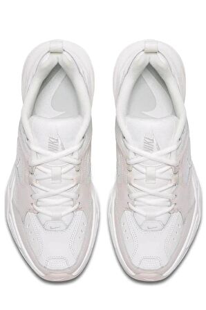 Nike M2K Tekno Leather Sneaker Gerçek Deri Beyaz&Krem Renk Unisex Spor Ayakkabısı 