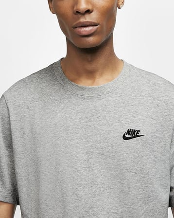 Nike Sportswear Clup Tee Gri