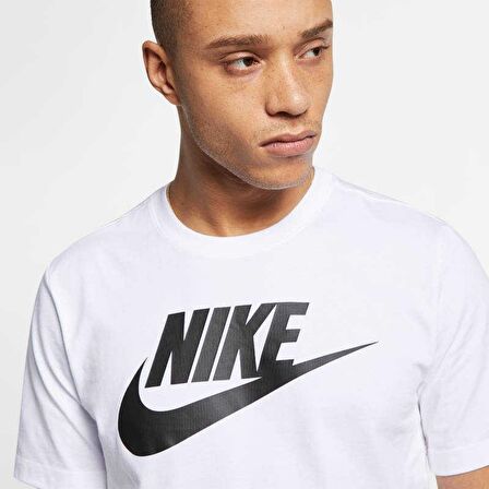 Nike M Nsw Tee Icon Futura Erkek Beyaz T-shirt - A