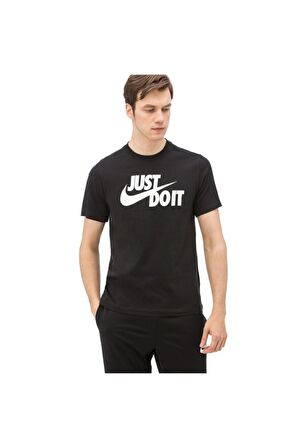 Nike M Nsw Tee Just Do It Swoosh Erkek Siyah T-shi