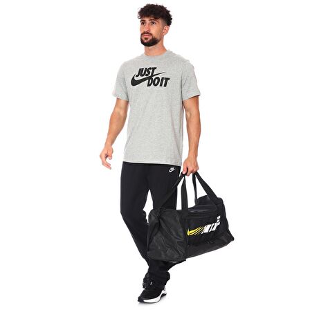 Nike M Nsw Tee Just Do It Swoosh Erkek Gri T-shirt