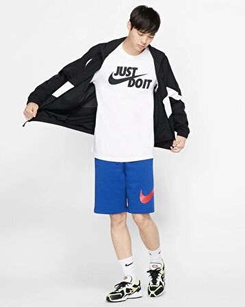 Nike M Nsw Tee Just Do It Swoosh Erkek Beyaz T-shi