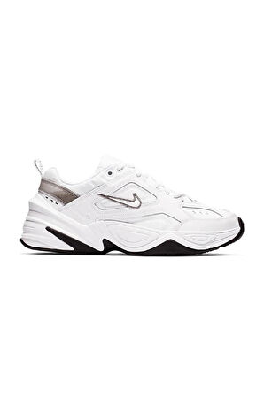  Nike M2K Tekno Leather Sneaker Gerçek Deri Beyaz Kadın Spor Ayakkabısı 