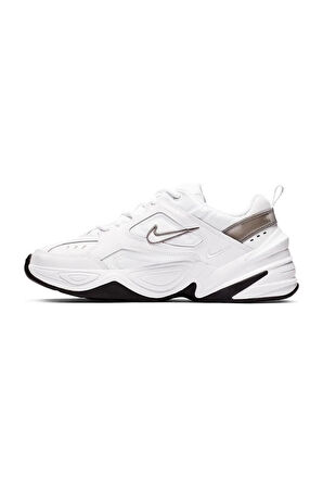  Nike M2K Tekno Leather Sneaker Gerçek Deri Beyaz Kadın Spor Ayakkabısı 