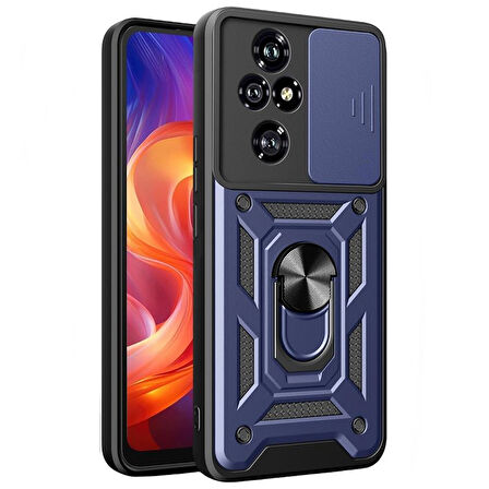 Gpack Honor 200 Pro Kılıf Pars Sürgülü Vega Yüzüklü Sert Silikon