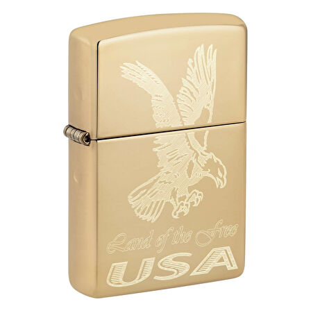 Zippo American Eagle, Land of The Free USA Çakmak - 49007-00062-MODEL12