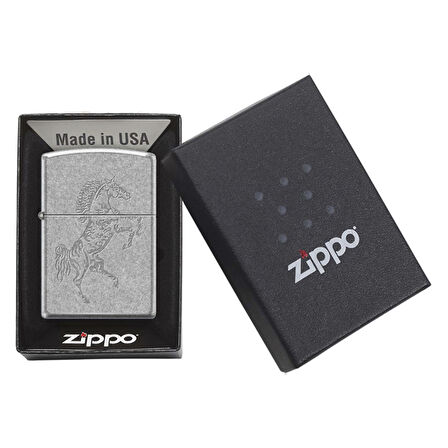 Zippo Classic Antique Silver Plate Çakmak - 49007-00062-MODEL23