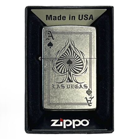 Zippo Maça Dizayn Çakmak 49007-00062-MODEL28