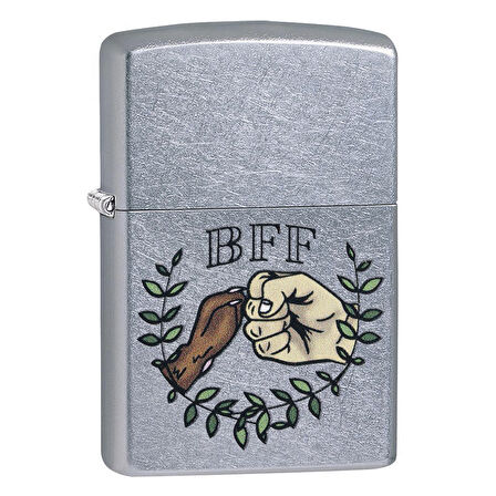 Zippo Paw Bump Design Street Chrome Pocket Çakmak - 49007-00063-MODEL20