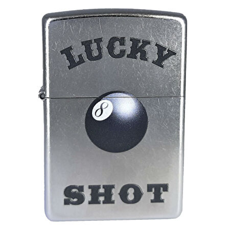 Zippo Lucky Shot Black 8 Çakmak - 49007-00063-MODEL29