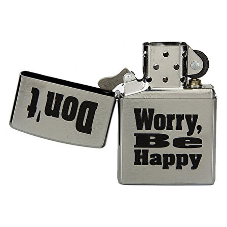 Zippo Dont't Worry Çakmak - 49007-00063-MODEL32