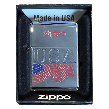 Zippo USA Desing Çakmak - 49007-00063-MODEL38