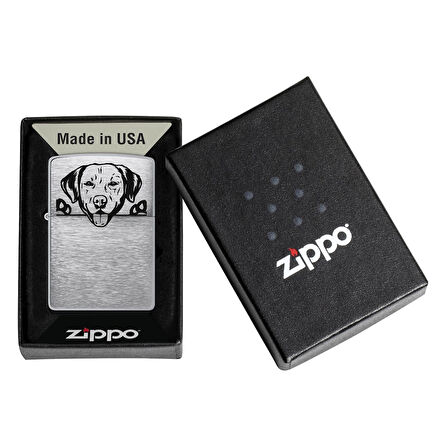 Zippo Labrador Design Windproof Pocket Çakmak - 49007-00071-MODEL08