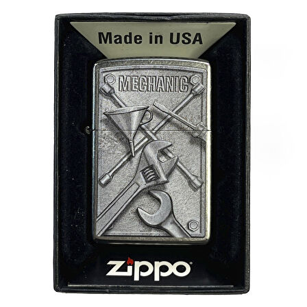 Zippo Çakmak Mechanic 49007-00071-MODEL18