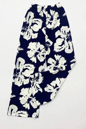 KIZ ÇOCUK ALT GENİŞ PAÇA DESENLİ B76