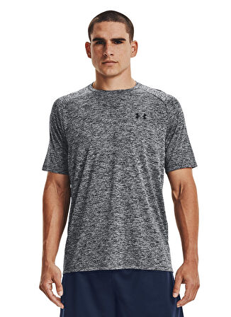 Under Armour Yuvarlak Yaka Düz Siyah Erkek T-Shirt 1326413-002 UA Tech 2.0 SS Tee