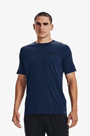Under Armour Ua M Sportstyle Lc Ss Lacivert Erkek T-Shirt 1326799-408
