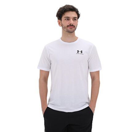 A1326799-100-100 Under Armour Sportstyle Left Chest Ss Erkek T-Shirt Beyaz