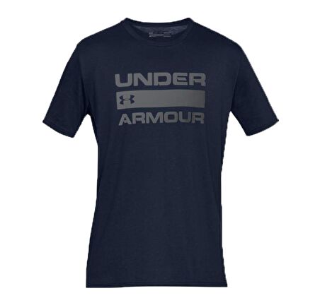 A1329582-408-408 Under Armour Ua Team Issue Wordmark Ss Erkek T-Shirt Siyah