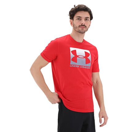 A1329581-600-600 Under Armour Ua Boxed Sportstyle Ss-Red Erkek T-Shirt Kırmızı