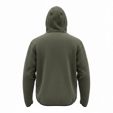 Superfly Kapüşonlu Yarım Fermuar Erkek Polar Sweatshirt SPF101222211632