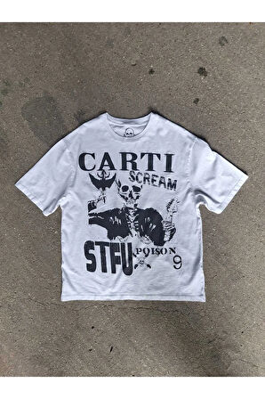 "Carti Playboy" Oversize Punk T-shirt