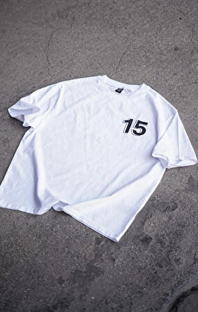 Overdrive Kısa Kollu Beyaz Unisex T-shirt