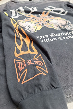Black Label Society BLS Choppers Uzun Kol T-shirt