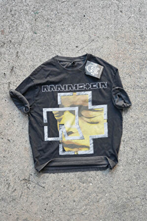 Rammstein Mutter Oversize Yıkamalı T-shirt