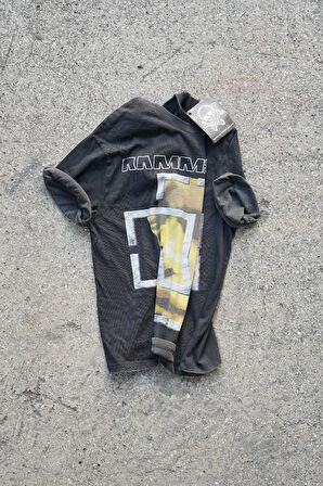 Rammstein Mutter Oversize Yıkamalı T-shirt
