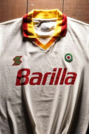 Retro Roma Futbol Forması 1987 Off White