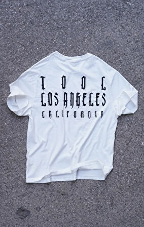 TOOL "Los Angeles Anatomy" Unisex Off White Kısa Kol Tişört