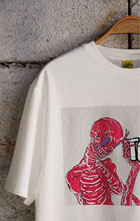 TOOL "Los Angeles Anatomy" Unisex Off White Kısa Kol Tişört