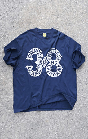 Johnson 38 Motors Motorcycle Oversize T-Shirt