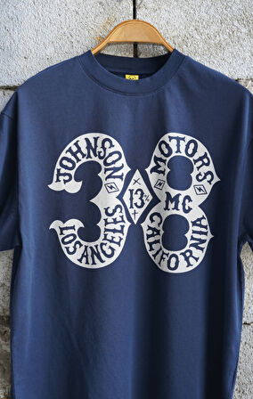 Johnson 38 Motors Motorcycle Oversize T-Shirt