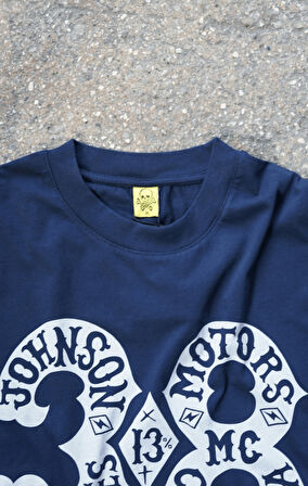 Johnson 38 Motors Motorcycle Oversize T-Shirt