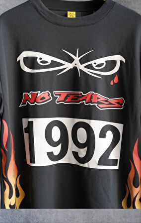 No Tears BMX Street Uzun Kol Siyah Forma