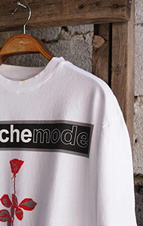 Depeche Mode "Violator Tour" Kısa Kollu Beyaz Tshirt