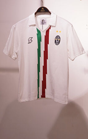 Retro Beyaz Juventus Futbol Forması 1985