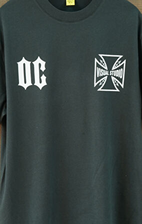 Long Beach Visual Studio Gothic Oversize Kısa Kol Tshirt